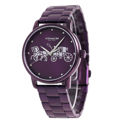 Coach Watch Grand Collection 14502923 Purple watch