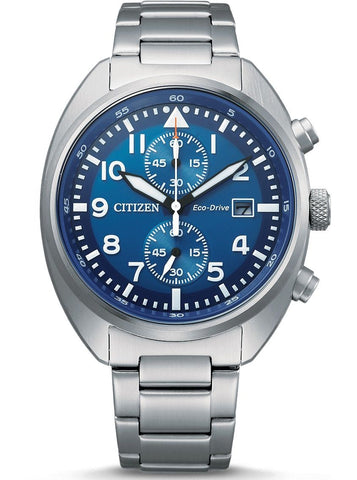 Citizen Chronograph Blue Dial Stainless Steel Men's Watch CA7040-85L