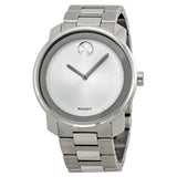 Movado Bold Silver Dial Stainless Steel Men's Watch 3600257 - Free Shipping -  Promenade Watches - 1
